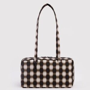 BAGGU regular bowler in blurred gingham